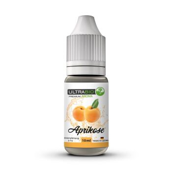 Ultrabio Aprikose Aroma 10 ml mit Banderole