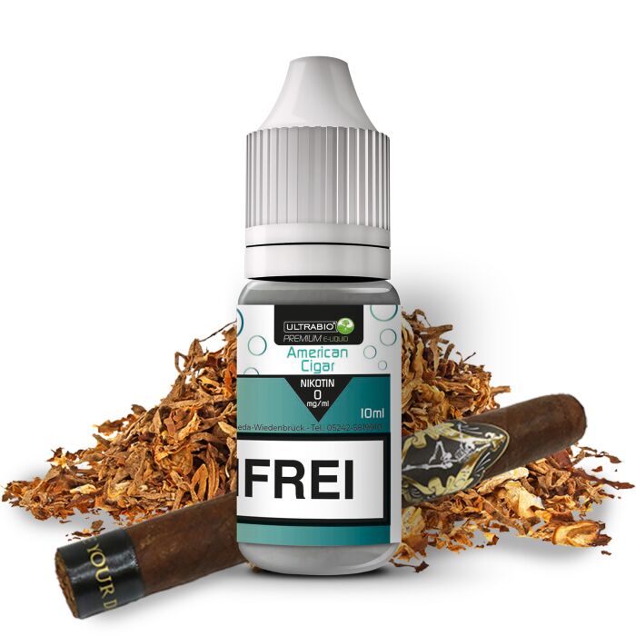 Ultrabio American Cigar Liqud 10 ml 0 mg