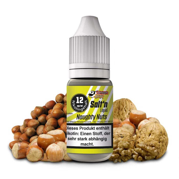 Urban Juice Nikotinsalz Liquid Naughty Nuts 18 mg mit Banderole