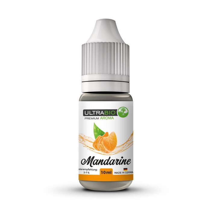 Ultrabio Mandarine Aroma 10 ml mit Banderole