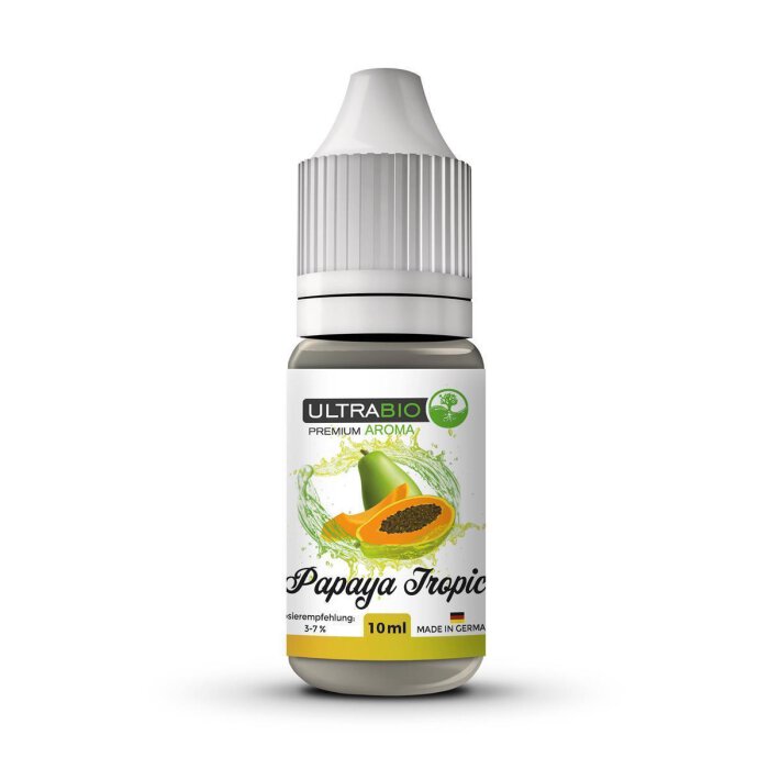 Ultrabio Papaya Tropic Aroma 10 ml mit Banderole