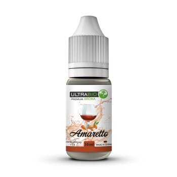 Ultrabio Amaretto Aroma 10 ml mit Banderole