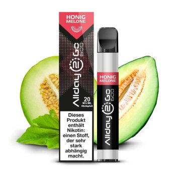 Allday 2 Go Einweg E-Zigarette Honigmelone Nikotinsalz 20...