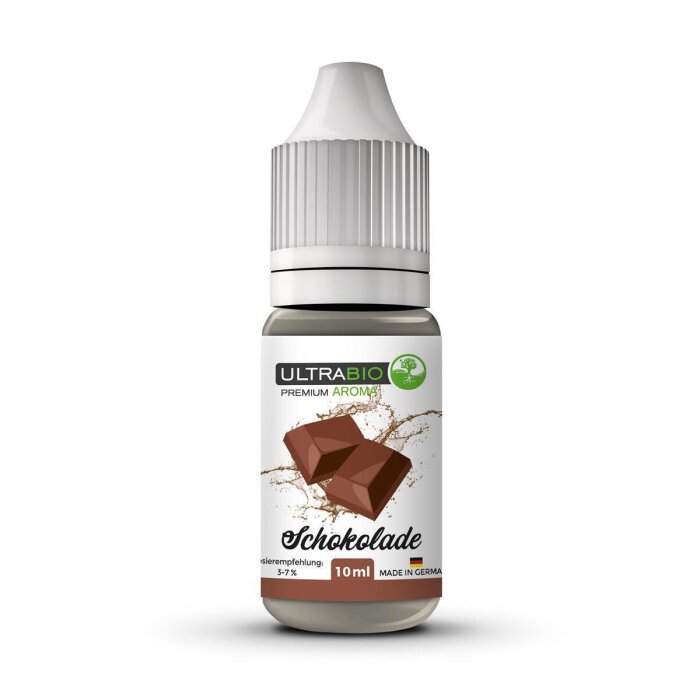 Ultrabio Schokolade Aroma 10 ml mit Banderole