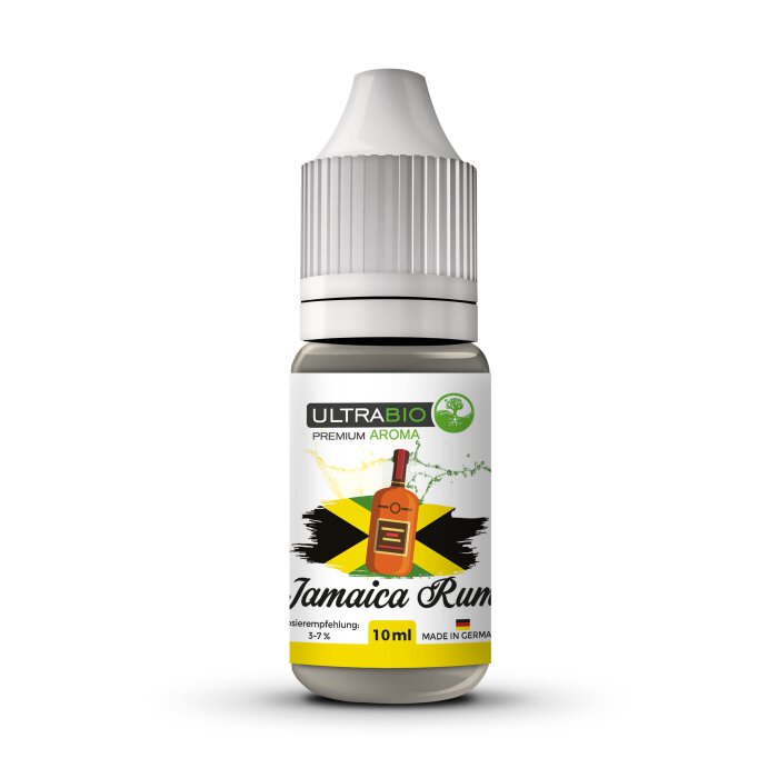 Ultrabio Jamaica Rum Aroma 10 ml mit Banderole