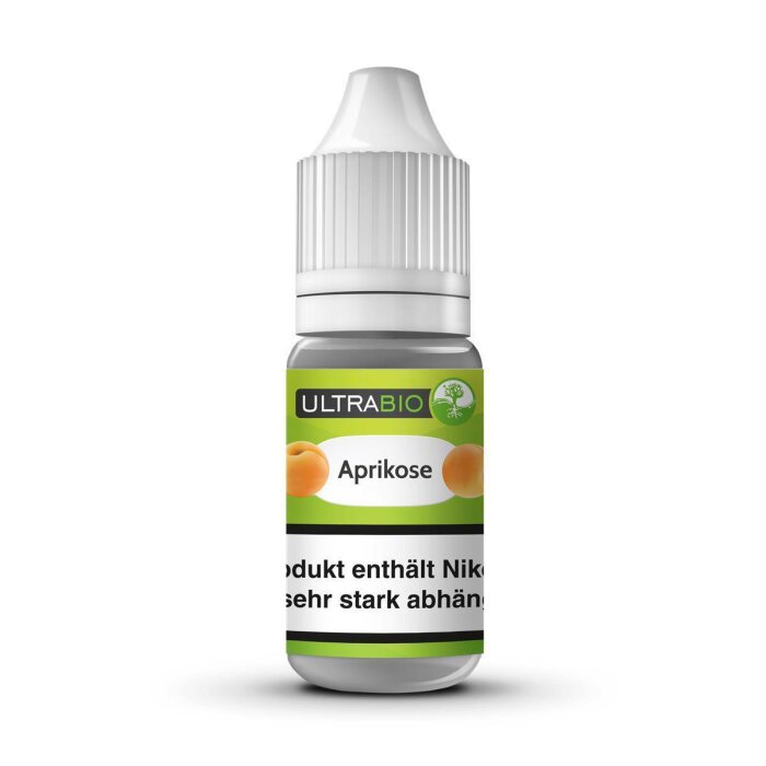 Ultrabio Aprikose Liquid 10 ml 6 mg mit Banderole