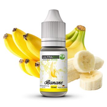 Ultrabio Banane 10 ml Aroma mit Banderole