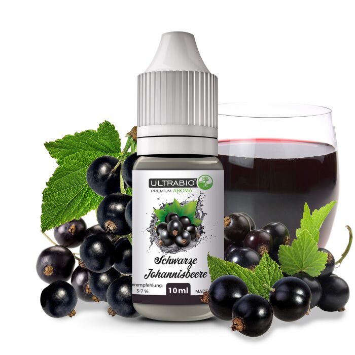 Ultrabio Schwarze Johannisbeere 10 ml Aroma
