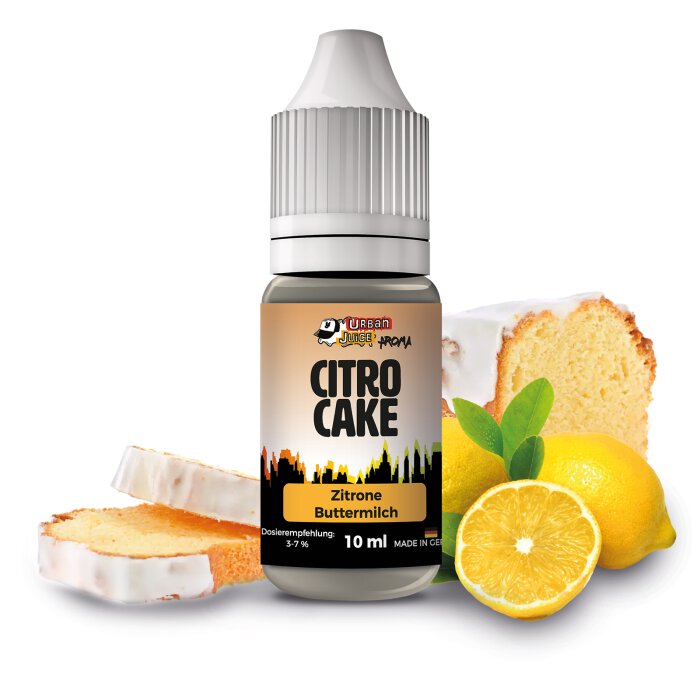Urban Juice - Citro Cake Aroma 10 ml mit Banderole