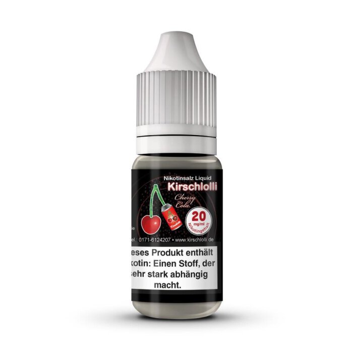 Kirschlolli - Cherry Cola Nikotinsalzliquid 20mg mit Banderole