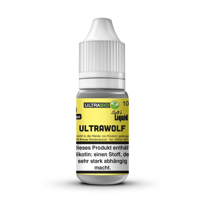 Nikotinsalz Liquid Ultrawolf 20 mg mit Banderole