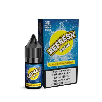 Refresh Gazoz Salzliquid 10 ml Mandarine 20 mg mit Banderole