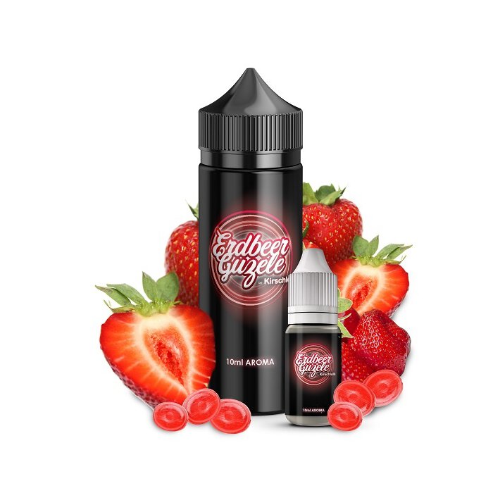 Erdbeer Guzele by Kirschlolli 10 ml Aroma Longfill mit Banderole