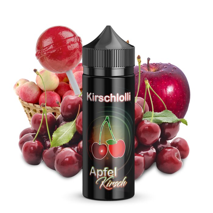Kirschlolli Apfel Kirsch 10 ml Aroma Longfill mit Banderole