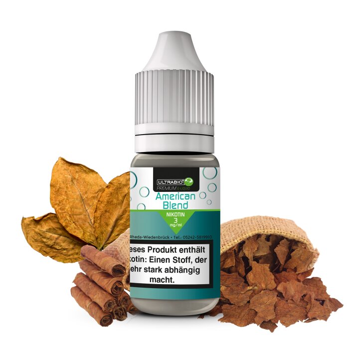 Ultrabio American Blend Liquid 10 ml 3 mg