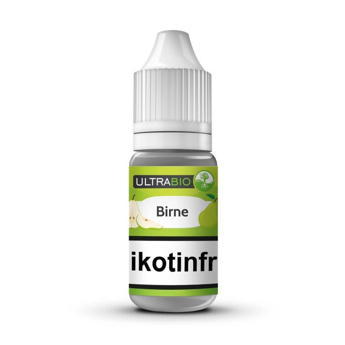 Ultrabio Birne Liquid 10 ml 0 mg mit Banderole