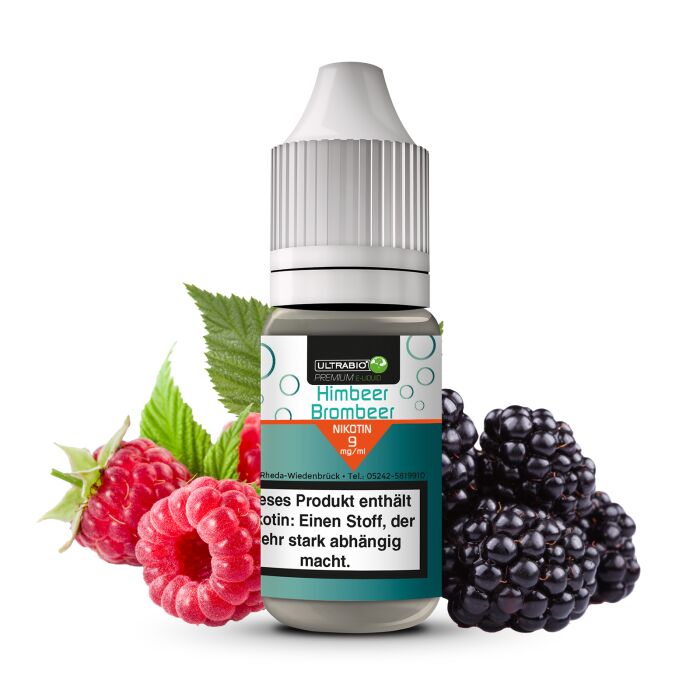 Ultrabio Himbeer Brombeer Liquid 10 ml 9 mg