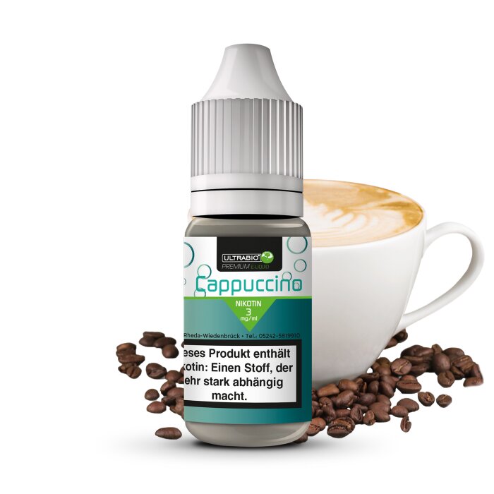 Ultrabio Cappuccino Liquid 10 ml 3 mg