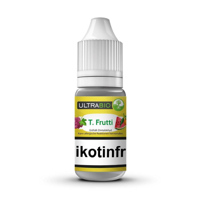 Ultrabio Tutti Frutti Liquid 10 ml 0 mg mit Banderole
