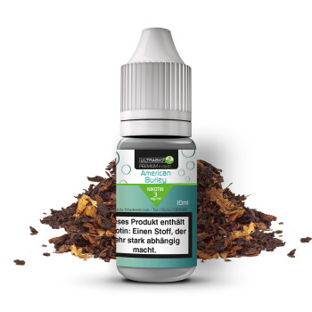 Ultrabio - American Burley Liquid 10 ml 3 mg Nikotin