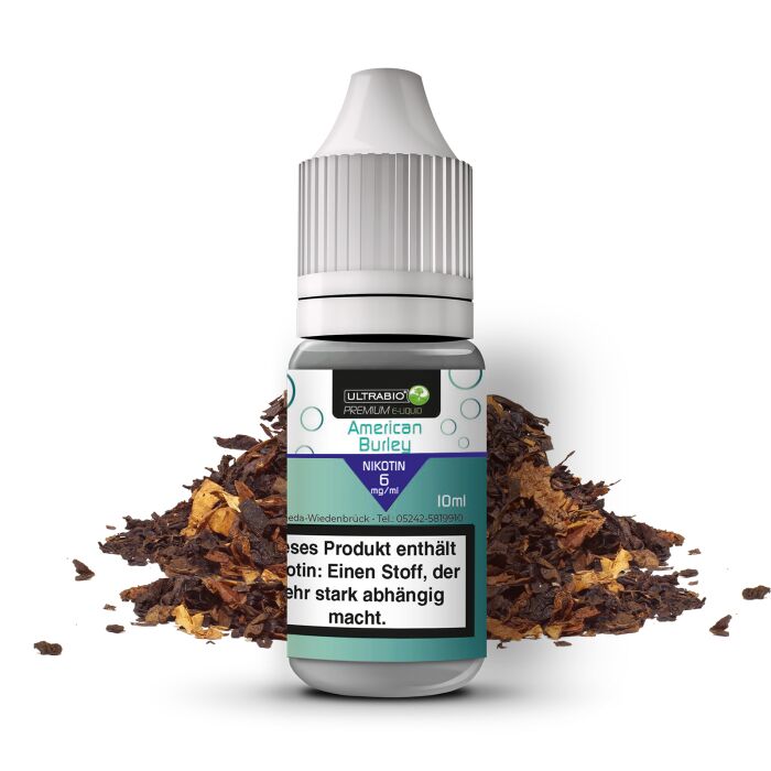 Ultrabio - American Burley Liquid 10 ml 6 mg Nikotin