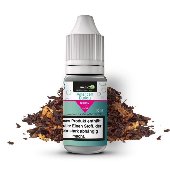 Ultrabio - American Burley Liquid 10 ml 12 mg Nikotin