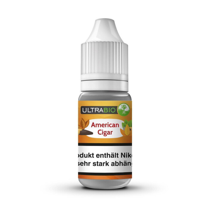 Ultrabio American Cigar Liqud 10 ml 9 mg mit Banderole