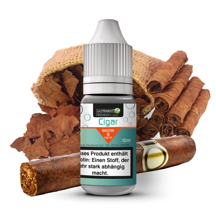 Ultrabio Cigar Liquid 9 mg mit Banderole