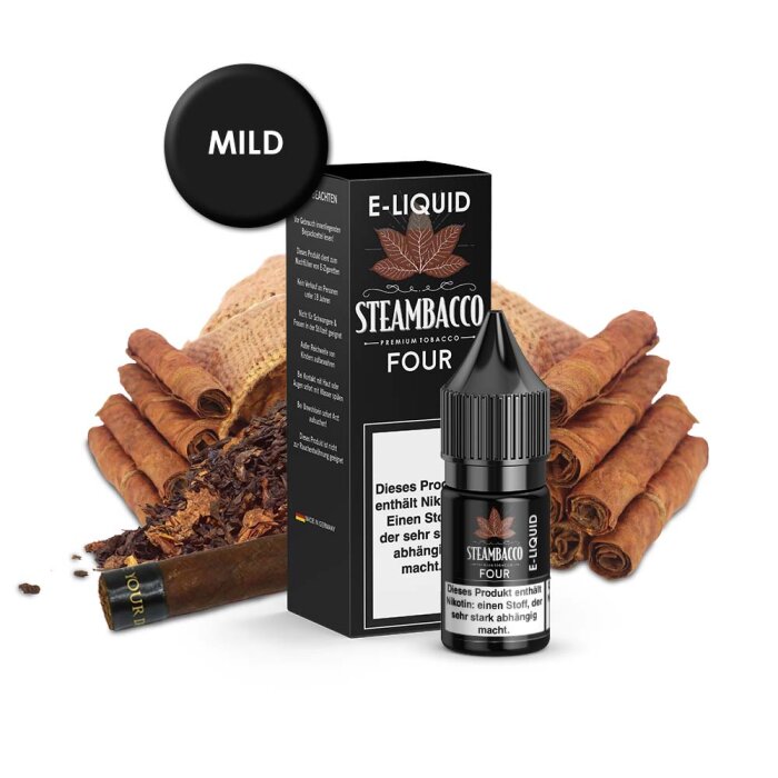 Steambacco Four Nikotinsalz Liquid 10 ml 18mg