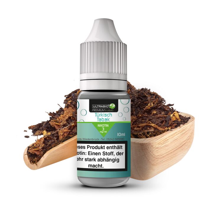 Ultrabio Türkisch Tabak Liquid 3 mg