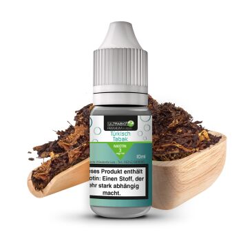 Ultrabio Türkisch Tabak Liquid 3 mg
