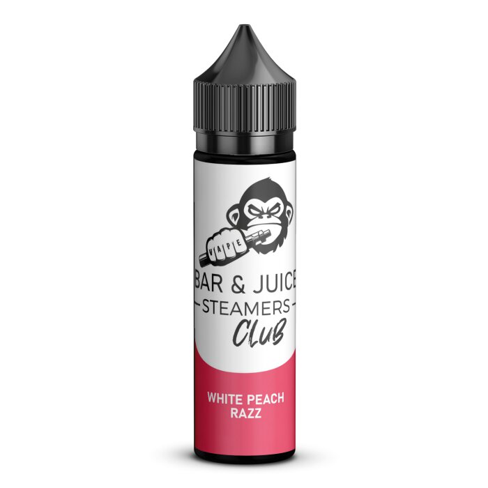 STEAMERS CLUB White Peach Razz 5 ml Aroma Longfill mit Banderole
