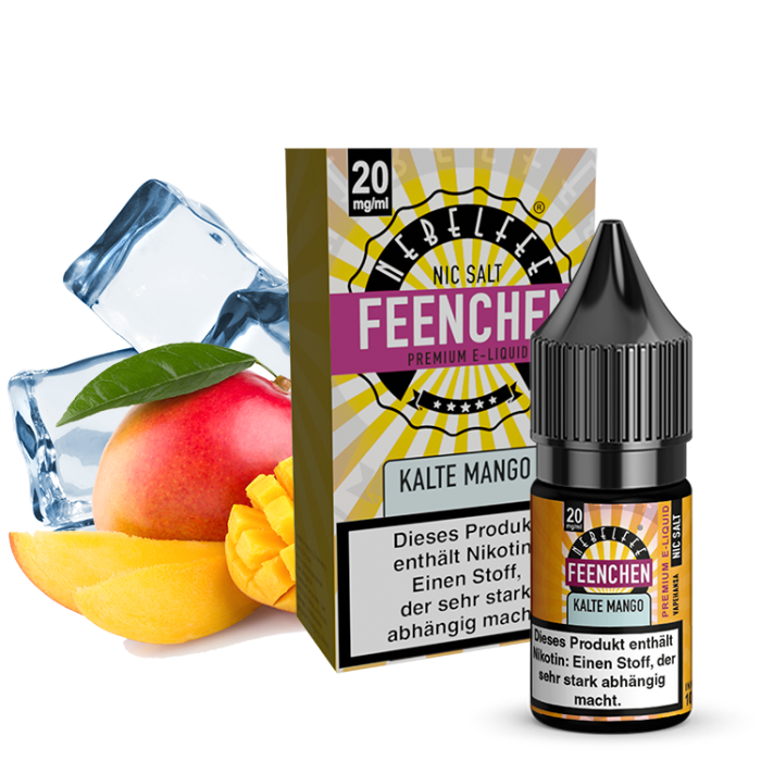 Nebelfee Kalte Mango Feenchen Nicsalt Liquid 10 ml 20 mg mit Banderole