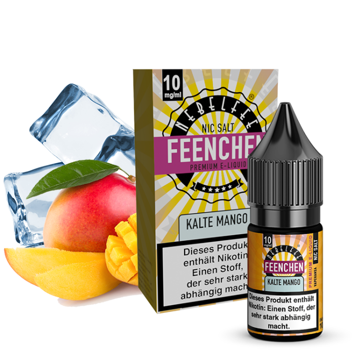 Nebelfee Kalte Mango Feenchen Nicsalt Liquid 10 ml 10 mg mit Banderole
