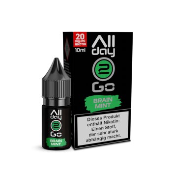 Allday2Go Brainmint Hybridliquid Nikotingehalt 20 mg/ml...
