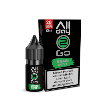 Allday2Go Brainmint Hybridliquid Nikotingehalt 20 mg/ml...