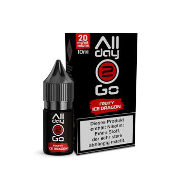 Allday2Go Fruity Ice Dragon Hybridliquid Nikotingehalt 20...