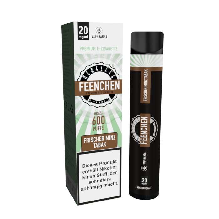 Nebelfee Disposable Frischer Minz Tabak Feenchen 20 mg