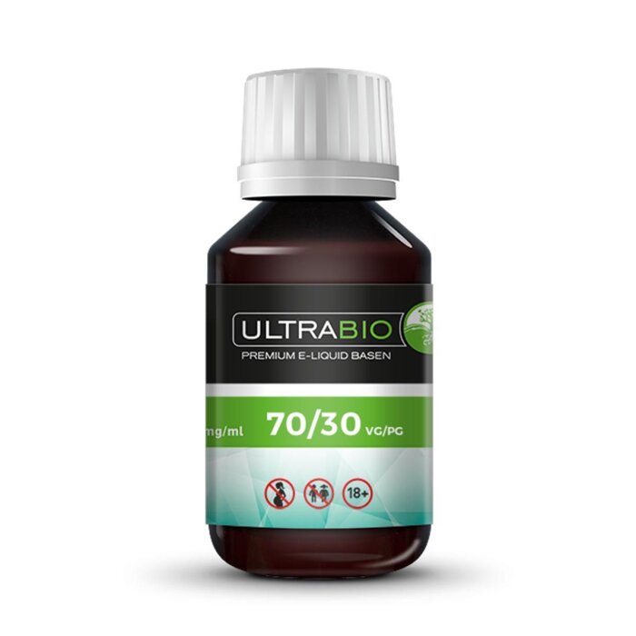 Ultrabio Base 70VG/30PG 10 ml 0 mg mit Banderole