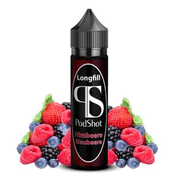 Podshot Longfill 5ml in 60ml Flasche CRIMSON Himbeere +...