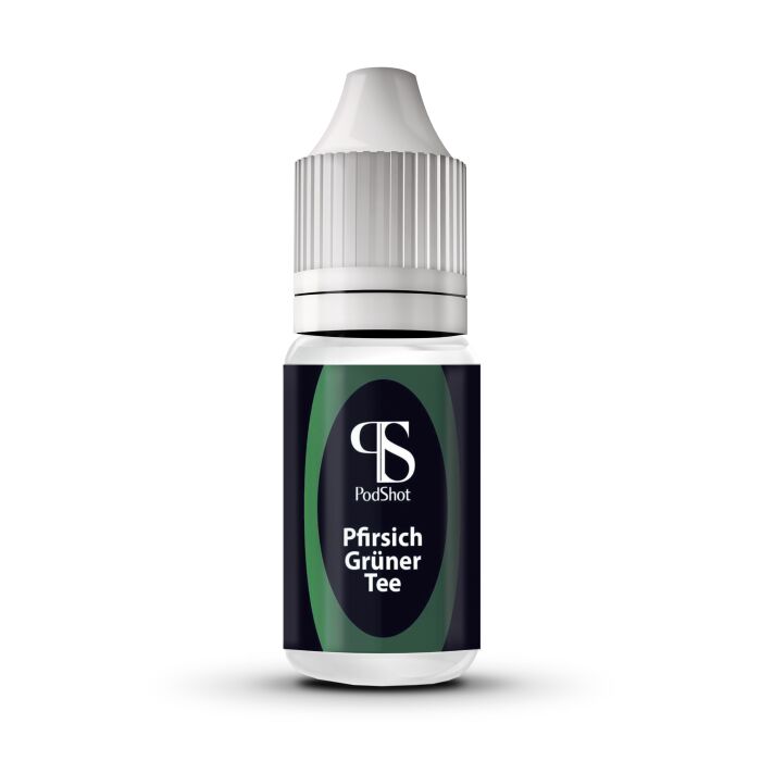 Podshot Liquid 10 ml Flasche Pfirsich Grüner Tee 0 mg