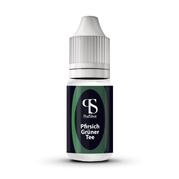 Podshot Liquid 10 ml Flasche Pfirsich Grüner Tee 0 mg