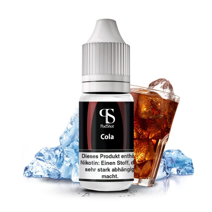 Podshot Hybridsalz 10 ml Flasche Cola 10 mg