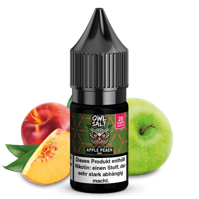 OWL SALT Nikotinsalzliquid Apple Peach 10 ml 20 mg