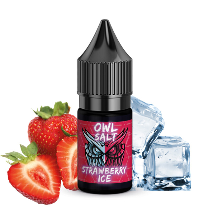 OWL SALT Nikotinsalzliquid Strawberry Ice 10 ml 20 mg