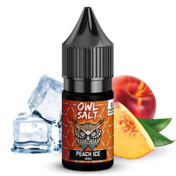 OWL SALT Liquid Peach Ice 10 ml 0 mg