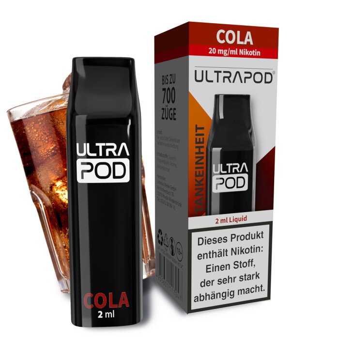ULTRAPOD Podsystem Tankeinheit Cola 20 mg