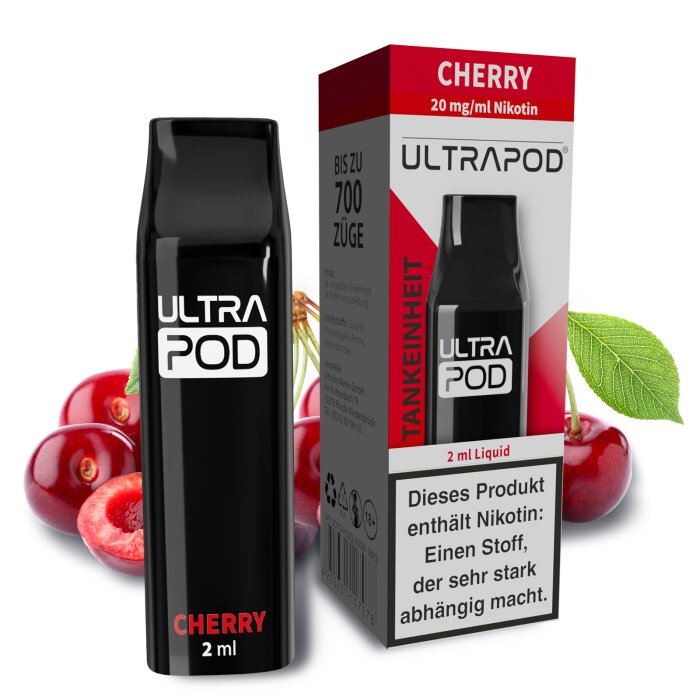 ULTRAPOD Podsystem Tankeinheit Cherry 5 mg