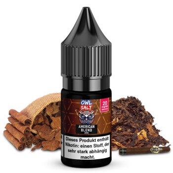 OWL SALT Nikotinsalzliquid American Blend 10 ml 20 mg