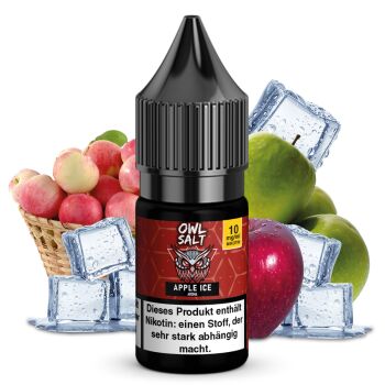 OWL SALT Nikotinsalzliquid Apple Ice 10 ml 10 mg